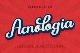 Acnologia Script Font for Creative Projects