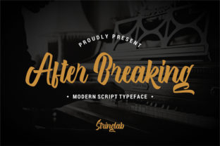 After Breaking Font for Authentic Branding and Creative Projects