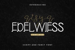 Arsya Edelwiess Duo: A Handwritten Font with a Modern Edge