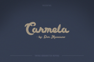 Carmela: A Playfully Nostalgic Script Font for Web Design