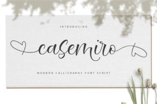Casemiro Script Font for Crafters and Product Designers