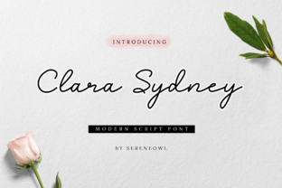Clara Sydney: A Modern Script Font for Stylish Designs