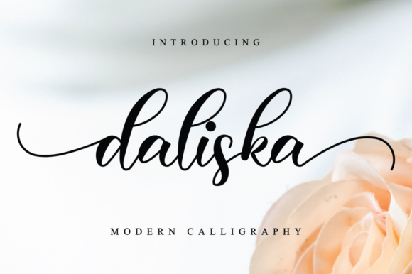 Daliska: A Modern Script Handwritten Font for Designers