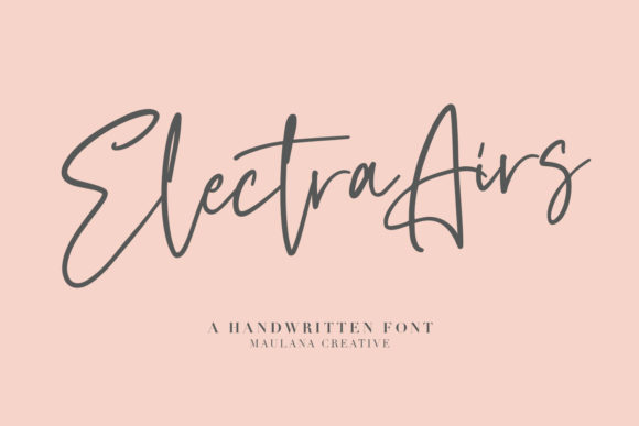 Electra Airs Font: A Versatile Script for Captivating Digital Content