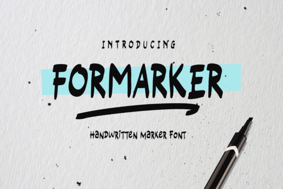Formarker Font: A Script Typeface for Small Business Branding