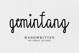 Gemintang Font: A Playful Script for Creative Branding Projects