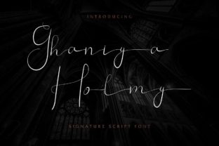 Ghaniya Holmy Font for Handmade Creations