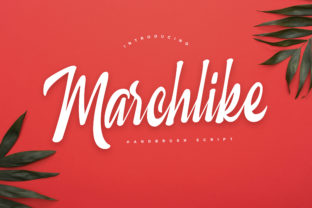 Marchlike Font Adds a Handwritten Touch to Your Crafts