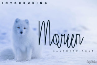 Moreen Font: A Handwritten Script for Creative Makers