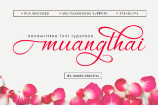 Muangthai Font: A Handwritten Script for Editorial Elegance