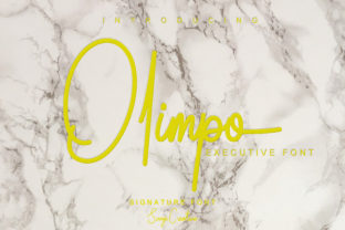Olimpo Font: A Signature Script for Digital Creativity