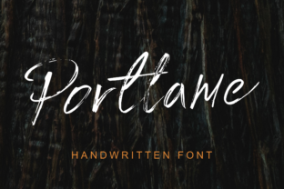 Portlame: A Versatile Script Font for Editorial Design