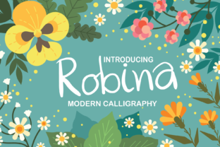 Robina: A Handwritten Script Font for Modern Web Design