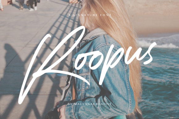 Roopus Script Font for Creative Makers