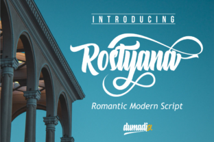Rostyana: A Modern Script Font for Memorable Brand Content