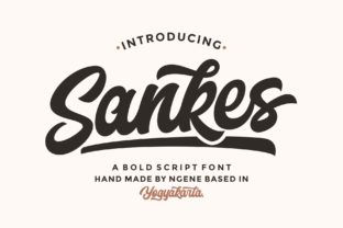 Sankes Font: A Script Typeface for Creative Publishing