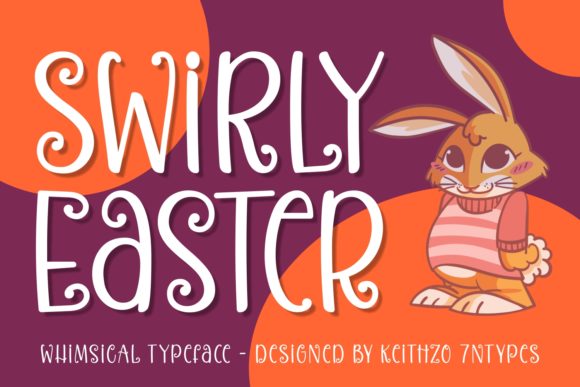 Swirly Easter Font: A Playful Script for Business Branding
