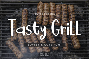 Tasty Grill Font Adds Playful Flair to Handmade Creations