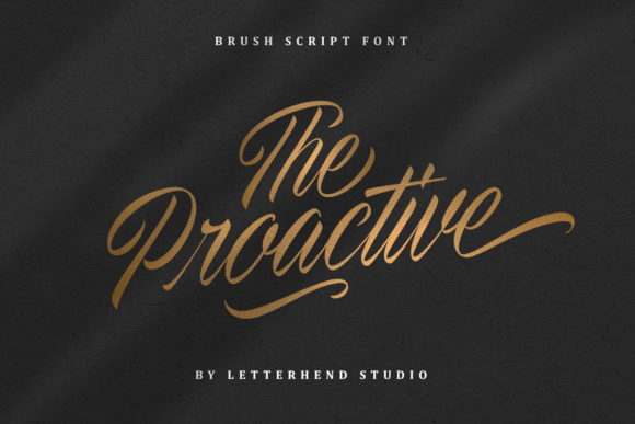 The Proactive Font Adds Timeless Elegance to Handmade Designs