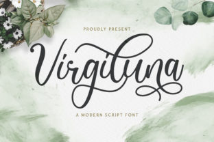 Virgiluna: A Sweet Script Font for Editorial Design