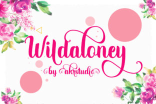 Wildaloney: A Timeless Script Font for Creative Projects