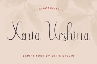 Xenia Urshina Font for Branding and Creative Projects