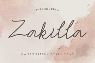 Zakilla Font: A Charming Script for Creative Makers